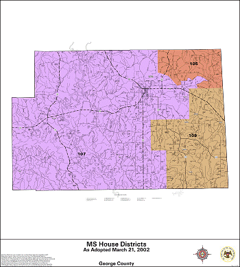Mississippi House Districts - George County