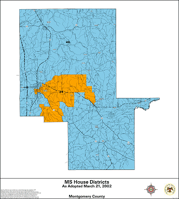 Mississippi House Districts - Montgomery County