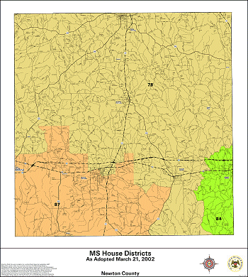 Mississippi House Districts - Newton County