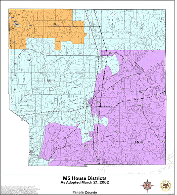 Mississippi House Districts - Panola County