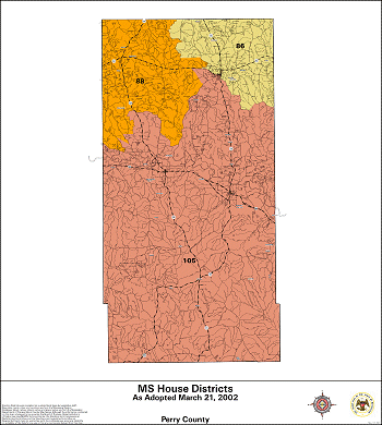 Mississippi House Districts - Perry County