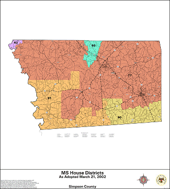 Mississippi House Districts - Simpson County