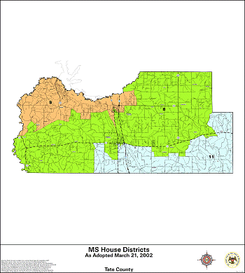 Mississippi House Districts - Tate County