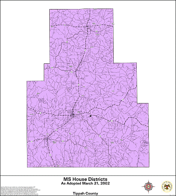 Mississippi House Districts - Tippah County