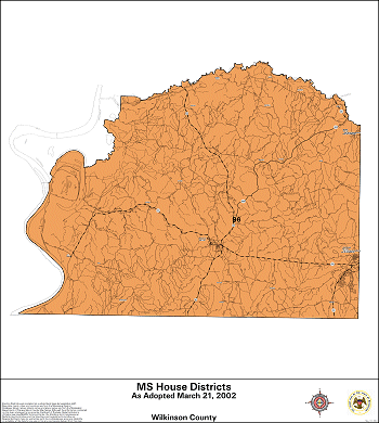Mississippi House Districts - Wilkinson County