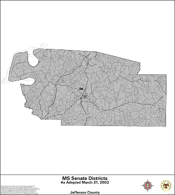 Mississippi Senate Districts - Jefferson County