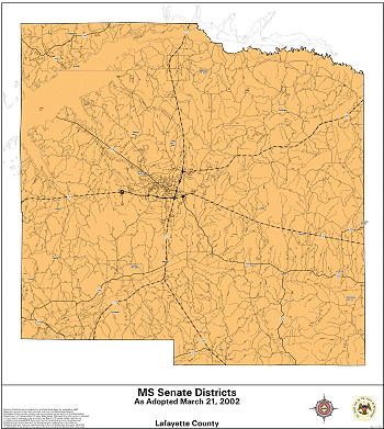 Mississippi Senate Districts - Lafayette County