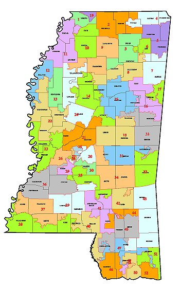 State of Mississippi Senate Plan As Adopted on 3-20-02
