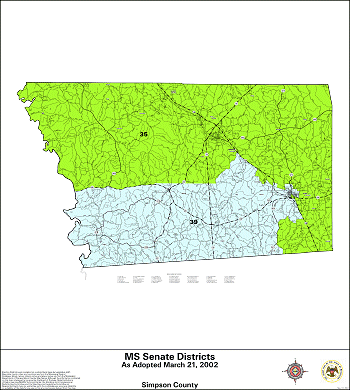 Mississippi Senate Districts - Simpson County