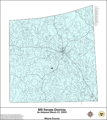 Mississippi Senate Districts - Wayne County