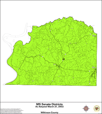 Mississippi Senate Districts - Wilkinson County